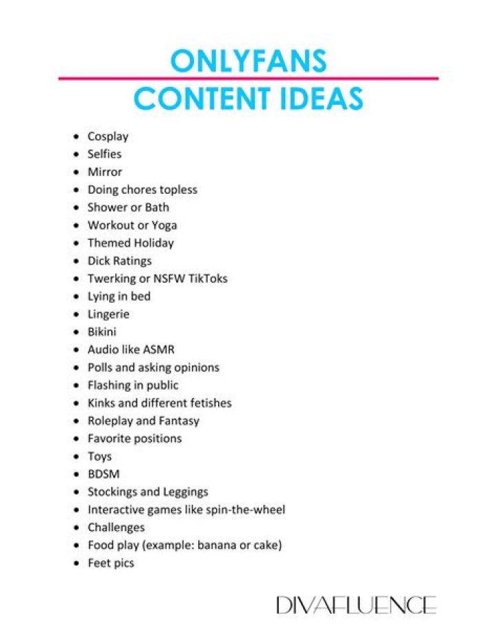 Best Onlyfans Content Ideas for Beginners [2023]-Myfavcelebs